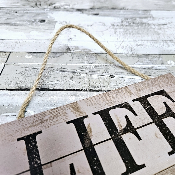 Coffee & Wine Farmhouse Sign - Picture 5 of 7